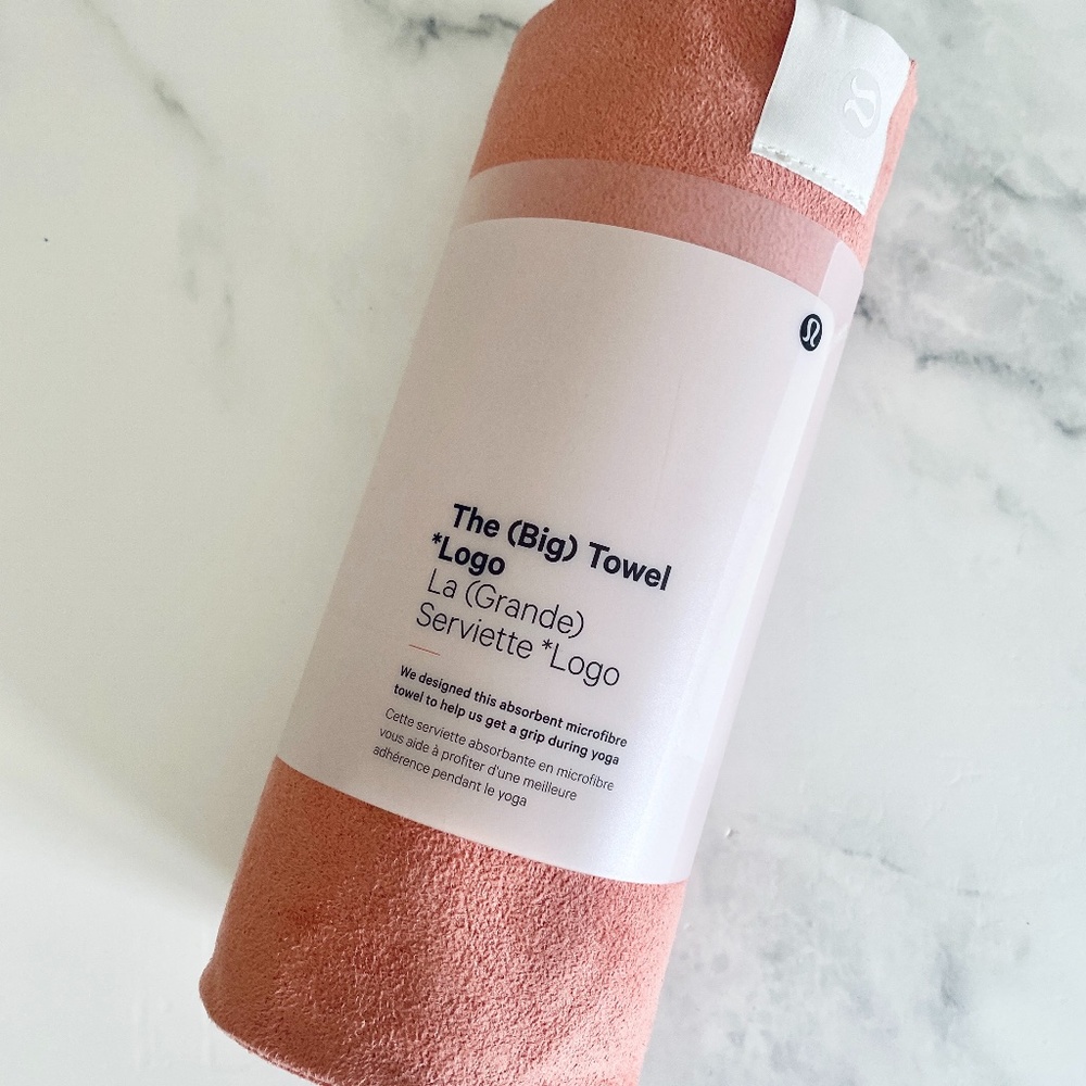 The Big Towel Logo - Pink Rustic Coral Dune